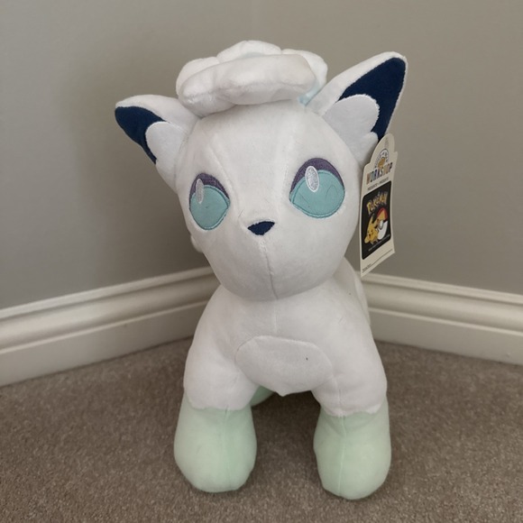 Build-A-Bear Workshop Other - Pokemon Alolan Vulpix Build-a-Bear White Eeveelution Plush 13" 2018